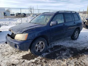  Salvage Toyota Highlander