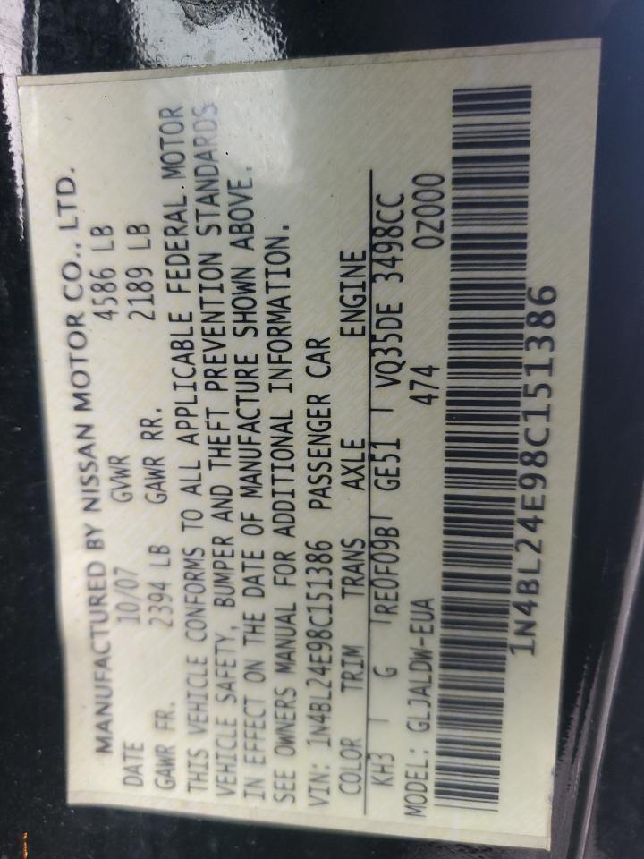 Nissan Altima 3.5se Image 12