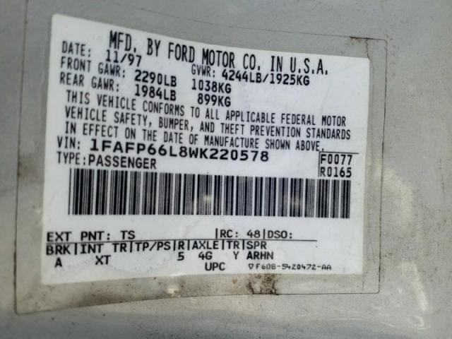 Ford Contour Lx Image 12