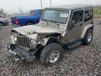 Salvage Jeep Wrangler