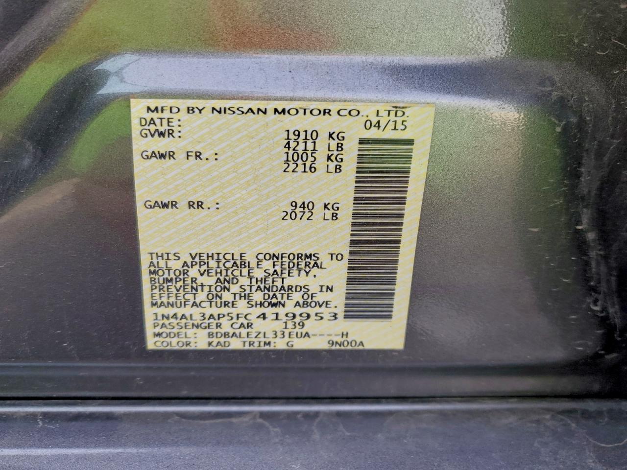 Nissan Altima 2.5 Image 10