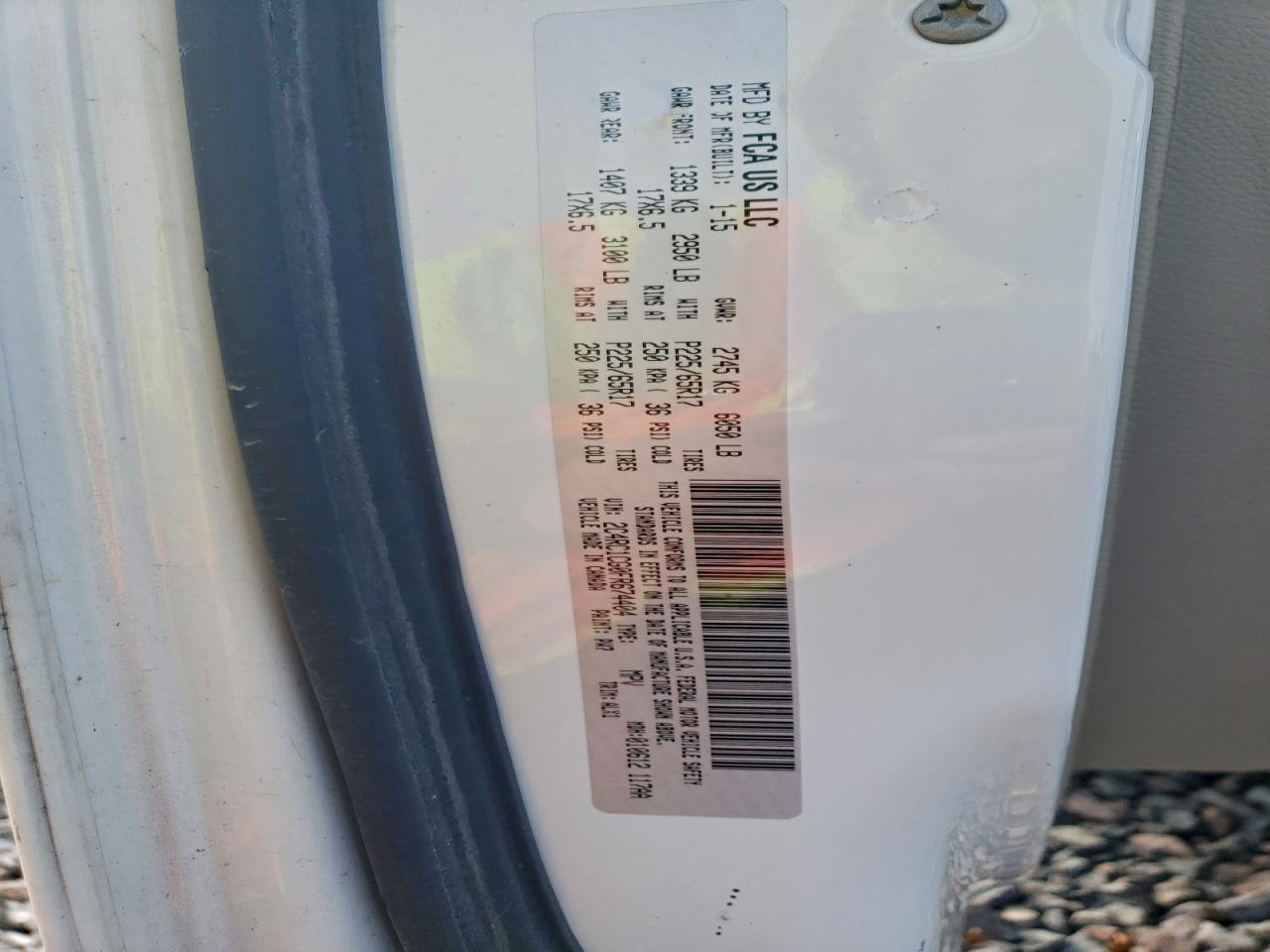 Chrysler Minivan Touring L Image 12