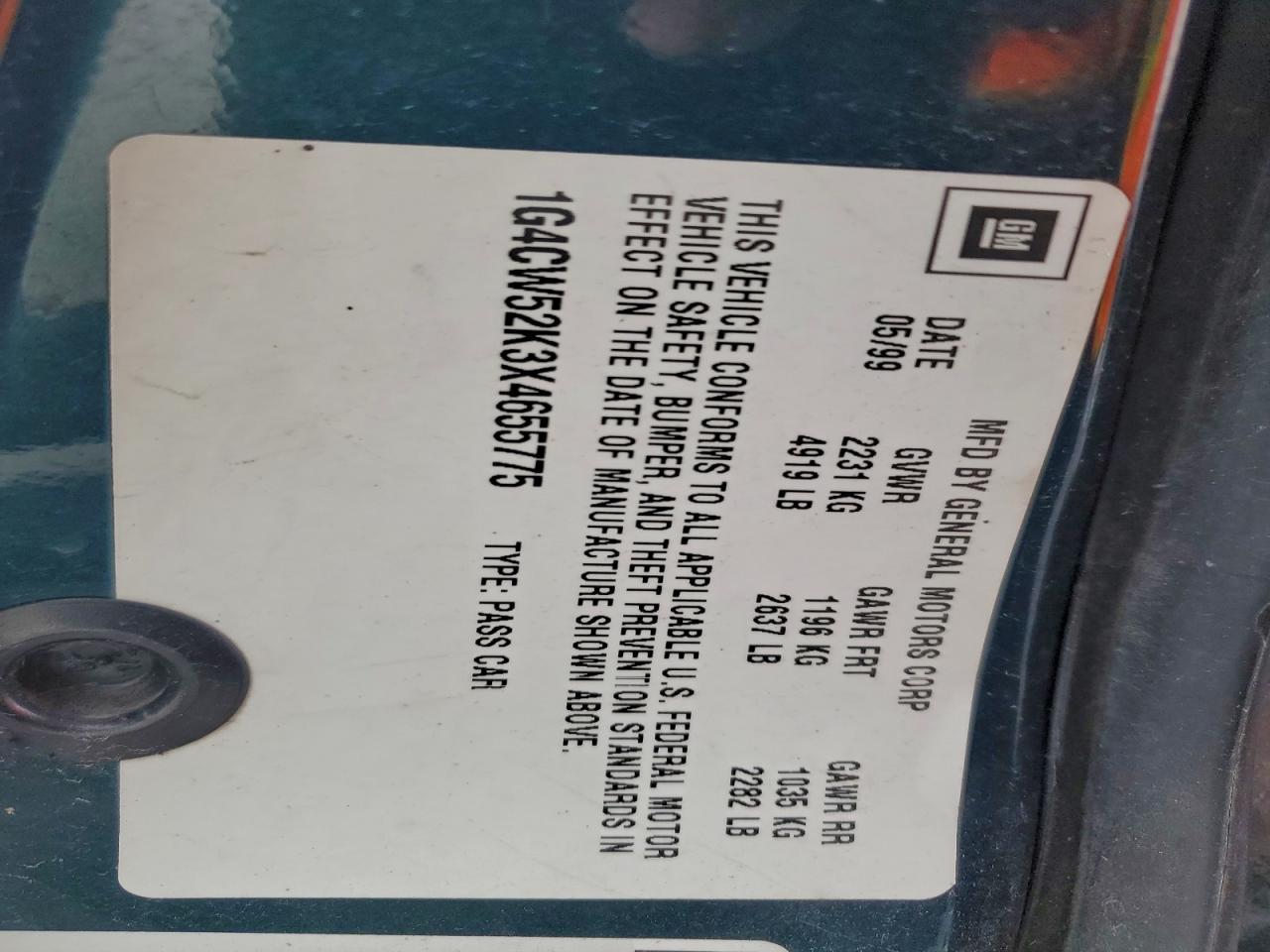 Buick Park Ave Image 12